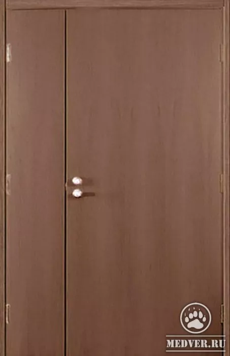 Двухстворчатая дверь в квартиру-112